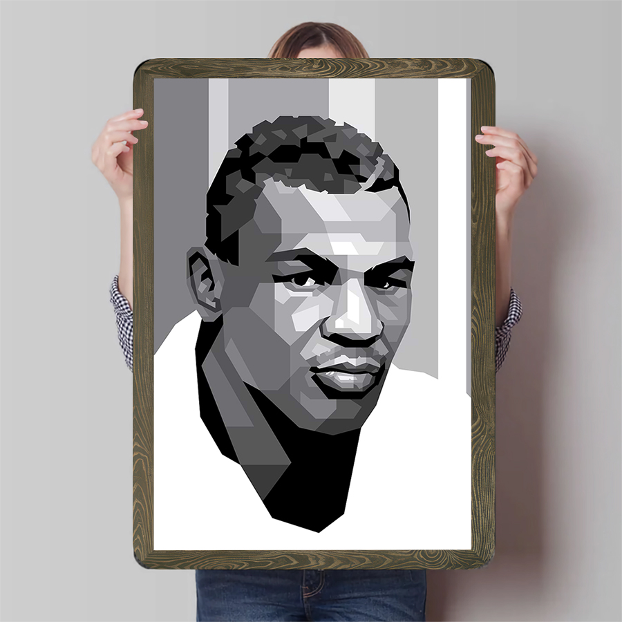 Home Gym Icon - Muhammad Ali Legenda Boksu Low Poly