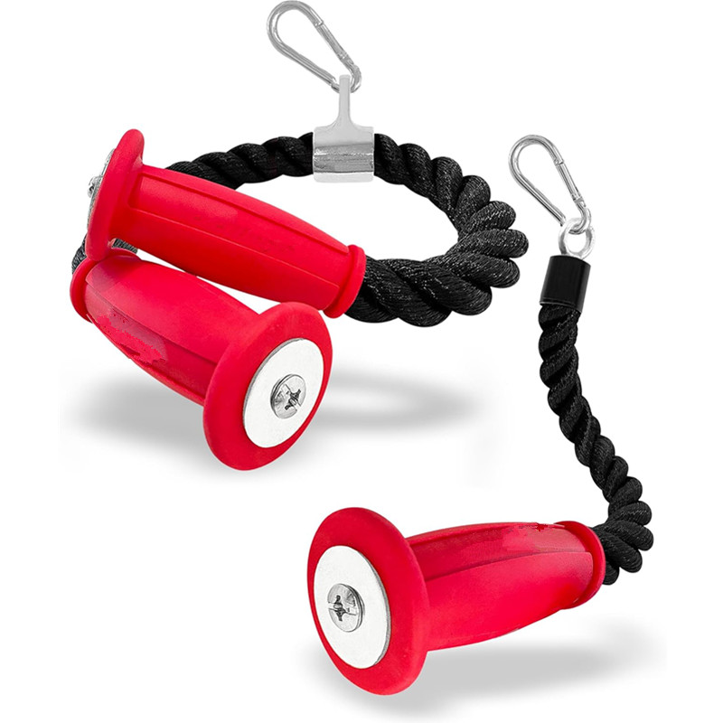 Home Gym Hyrox - Ergonomiczne liny do tricepsów Antypoślizgowe mocowanie