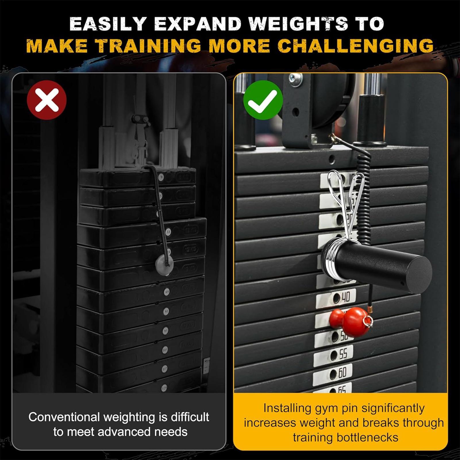 Home Gym Hyrox - Klips do maszyn fitness z klipsem