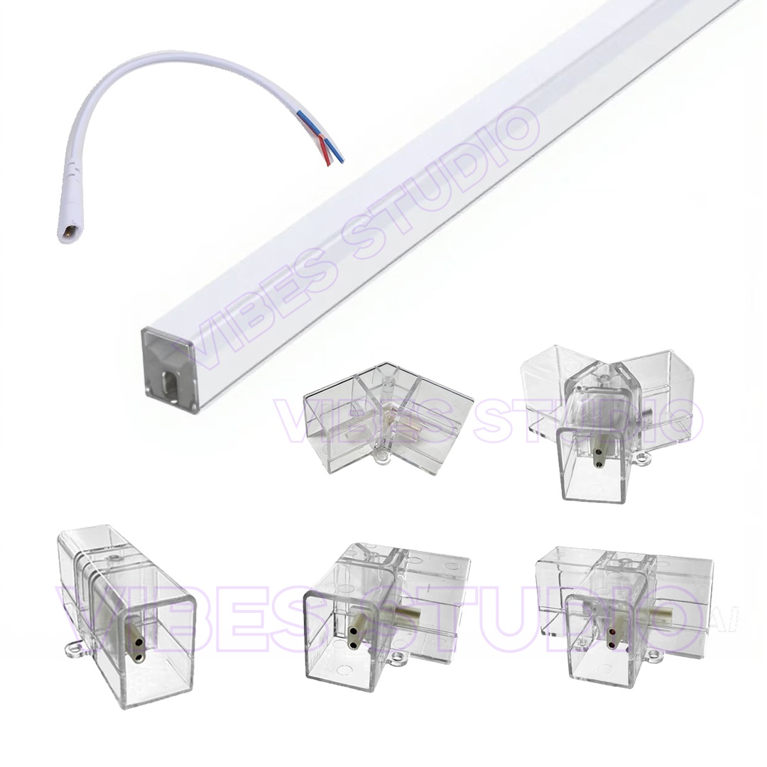 Home Gym Youtube - Sześciokątna lampa LED 6500K Naturalny Biały