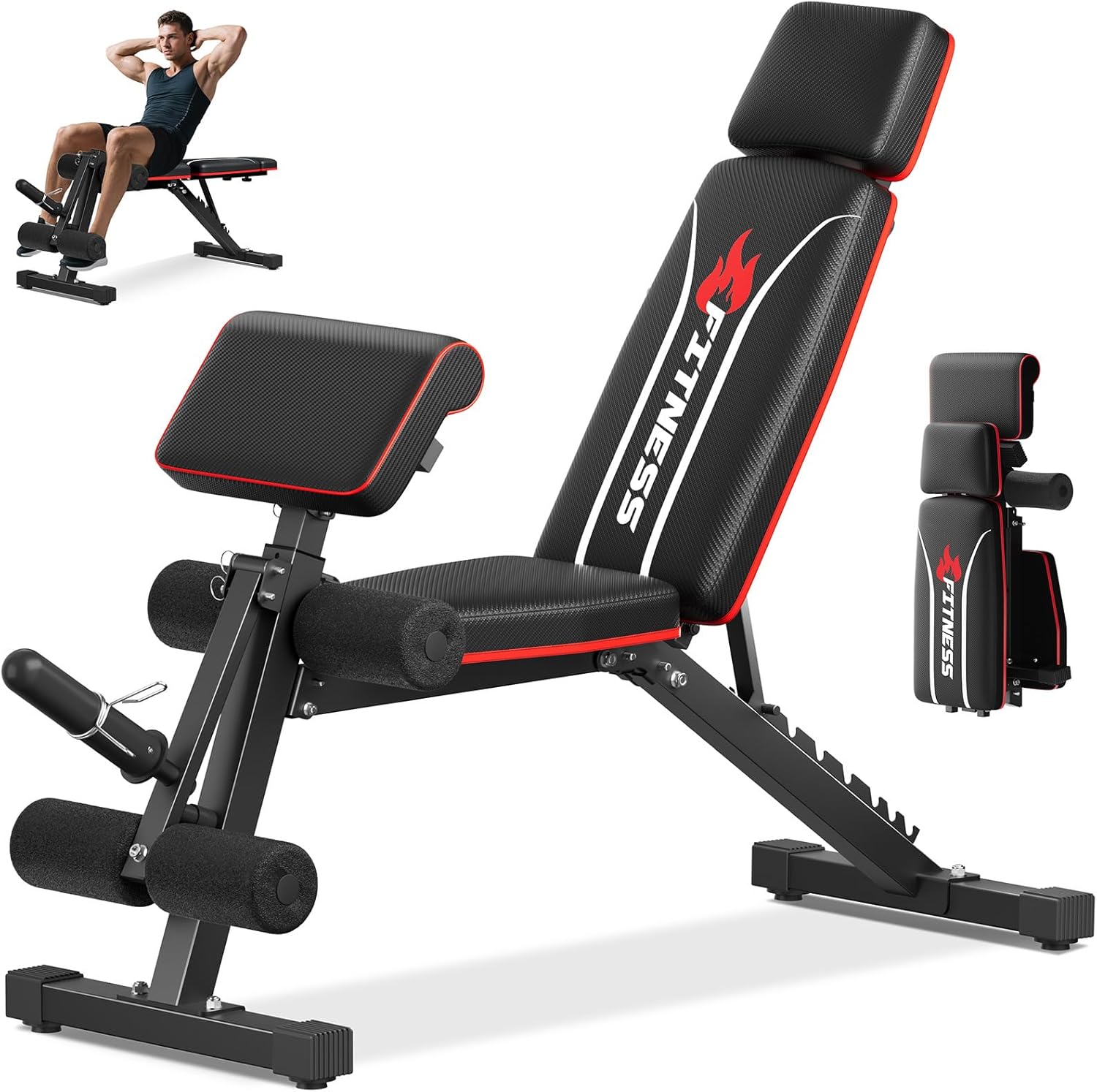 Home Gym Weights - Składana ławka do ćwiczeń w domu,
