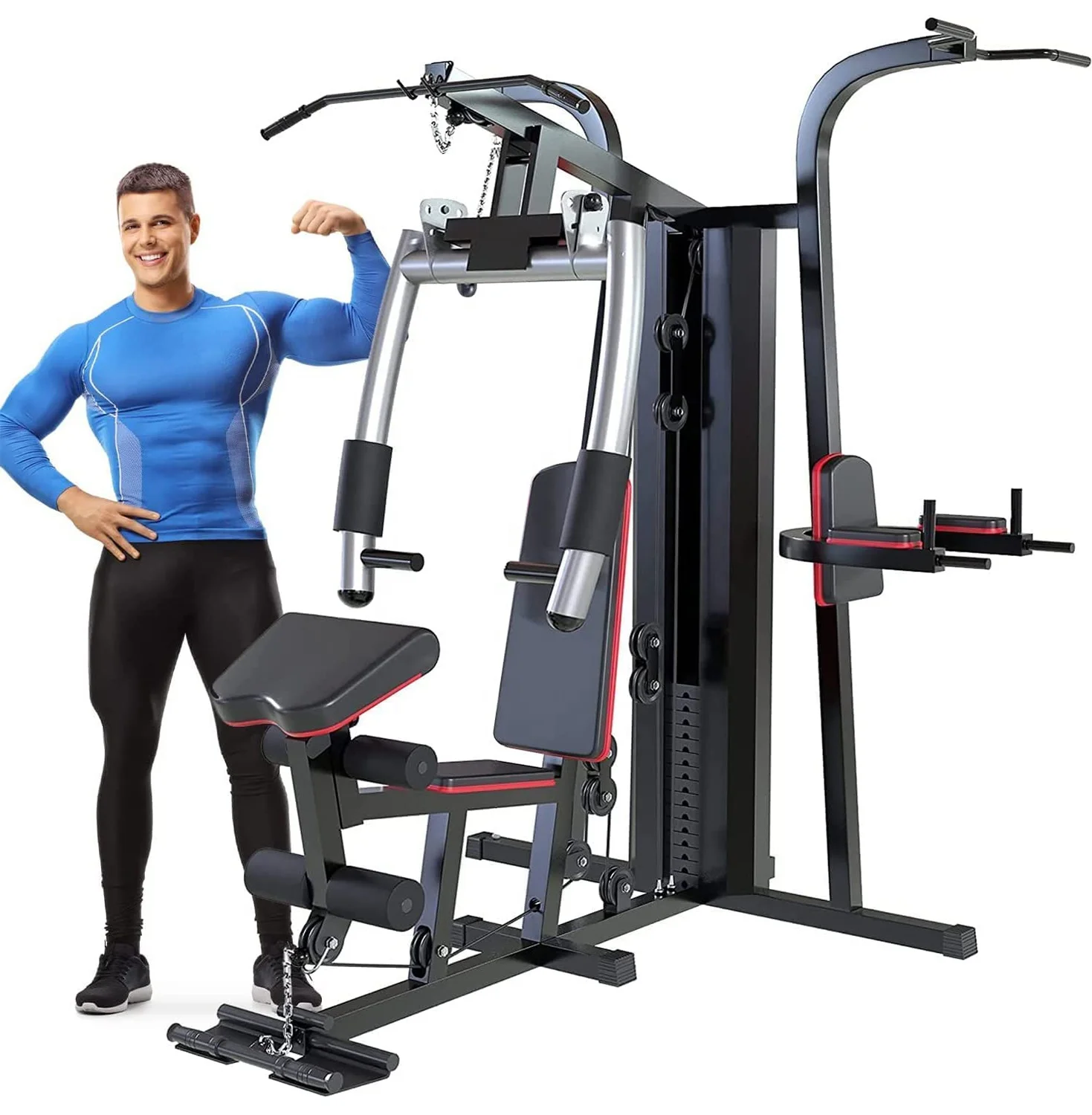 #   Ławka do ćwiczeń, sprzęt f – Home Gym Multi Station recenzja i cena