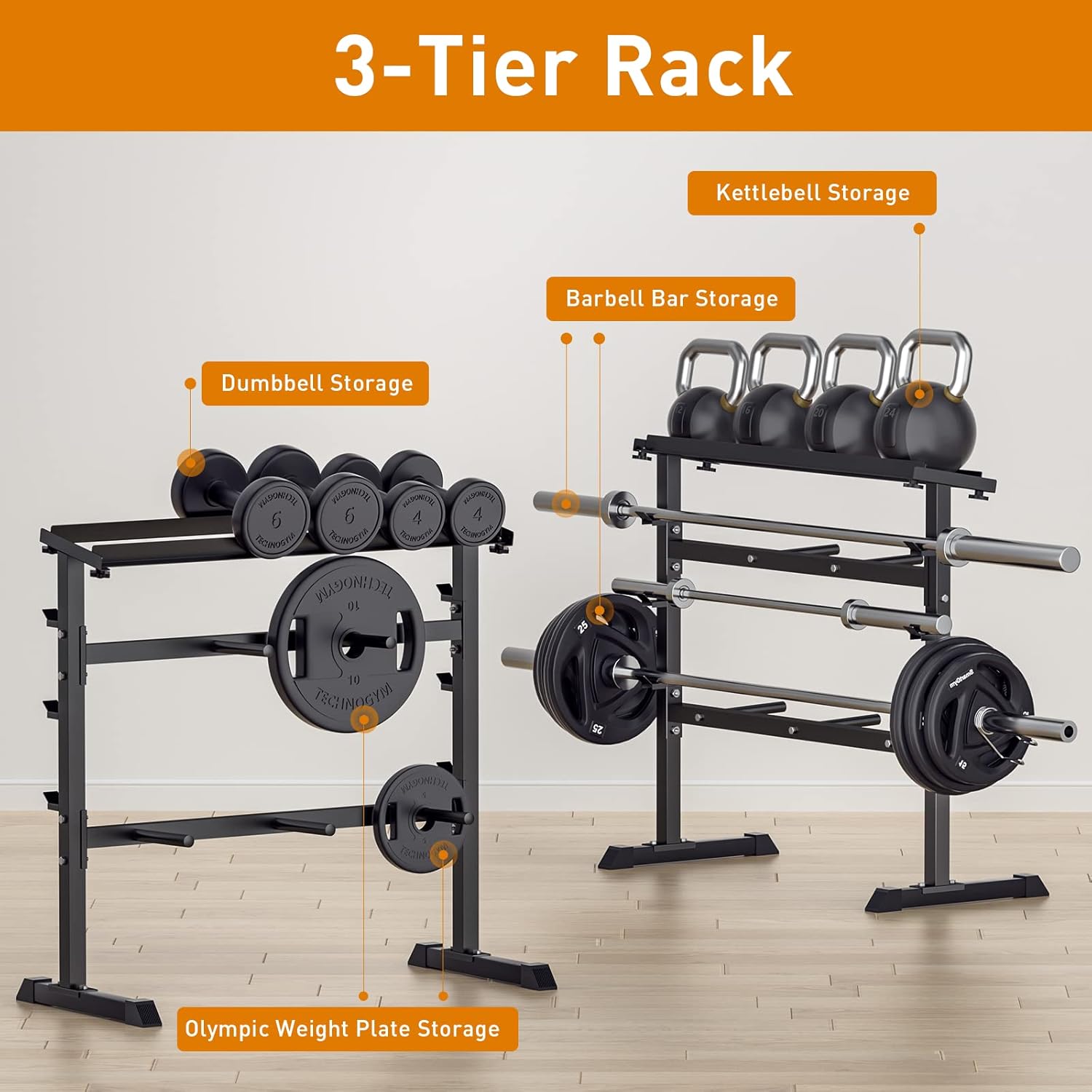 Stojak na ciężary do treningu  – Home Gym Weights recenzja i cena