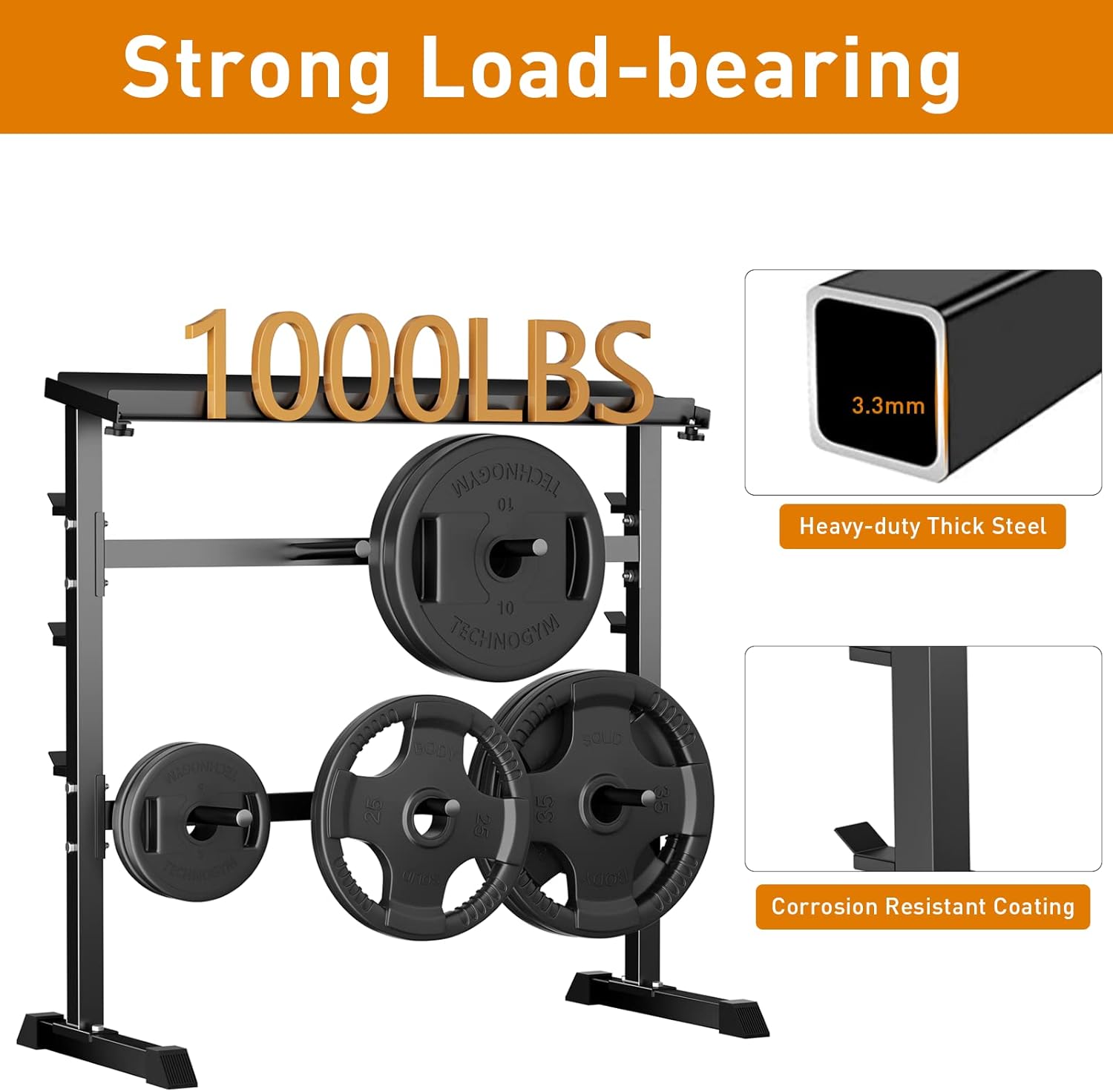 Stojak na ciężary do treningu  – Home Gym Weights recenzja i cena