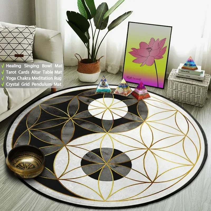 Okrągły dywan Yin Yang Taiji K – Home Gym Hyrox recenzja i cena
