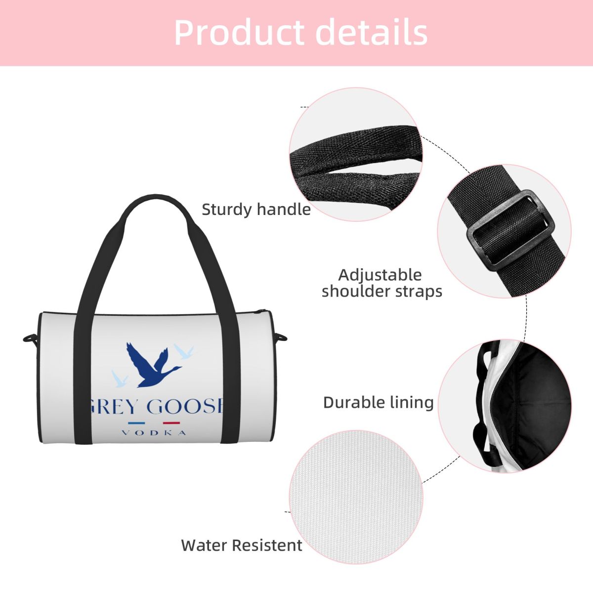 Torba na wodkę GREY GOOSE, duż – Home Gym Packages recenzja i cena