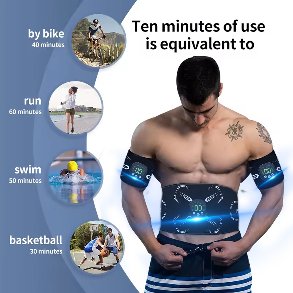 Stymulator mięśni EMS, trener  – Home Gym Electric Machine recenzja i cena